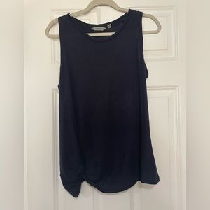 Athleta linen twist knot tank.
